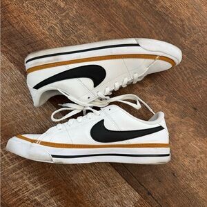 Nike White and Black kids Shoes